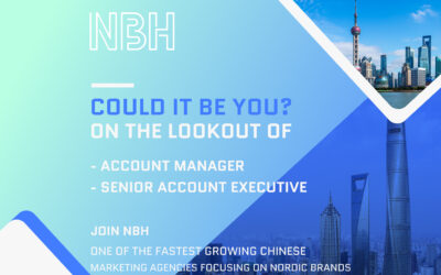 Uusia avoimia työpaikkoja NBH:n Shanghain toimistossa