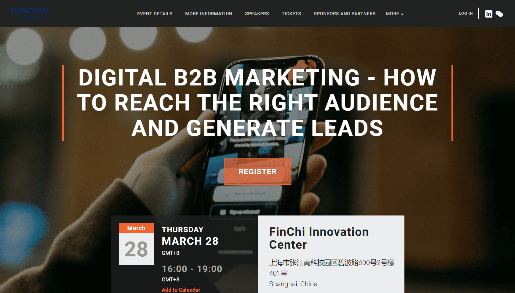 Begivenhed: Digital B2B-markedsføring – Shanghai